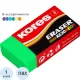 Ластик Kores цветной, 40x21x10mm в дисплей-боксе, цвет в асс 40303