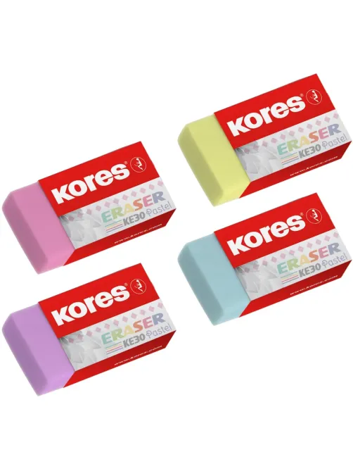 Ластик Kores 40x21x10мм в ассортименте KE-30, 40305