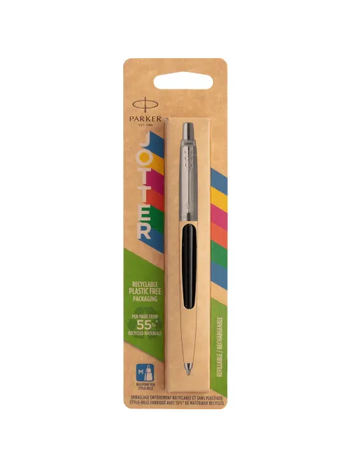 Ручка шариковая  Parker Jotter Originals Black син.стерж. блистер 2096873