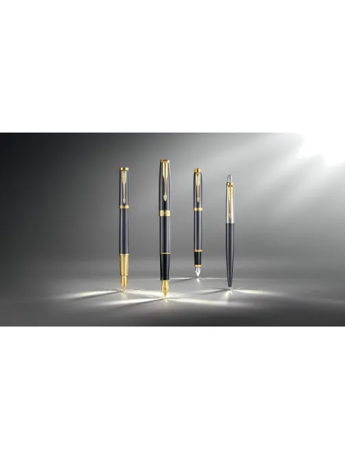 Ручка шариковая Parker Jotter Grey GT 1мм,кнопочн,синий,подар.кор, 2213723