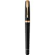 Ручка перьевая Parker Urban Muted Black GT 0,8мм,синий,подар.кор.,1931593