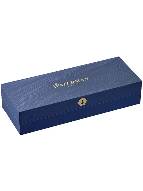 Ручка шариковая WATERMAN HEMISPHERE  черн лак с позол,лин.сред,син S0920670