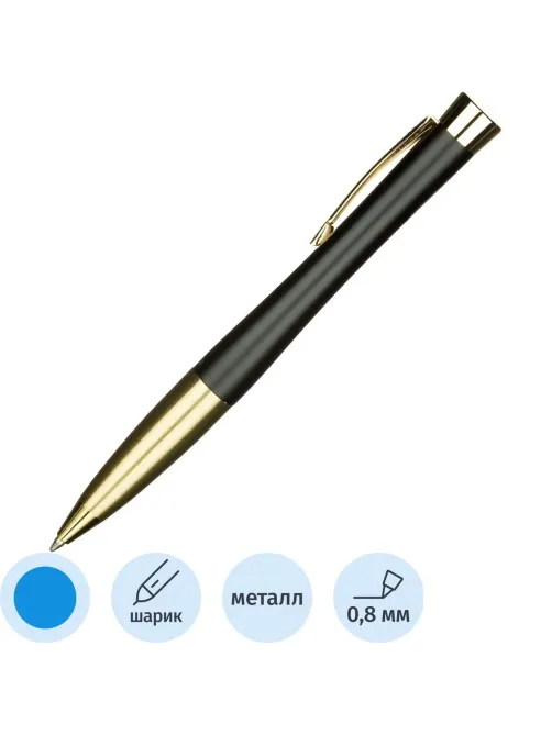 Ручка шариковая  Parker Urban Muted Black GT BP Twist,синий,Китай,2143640