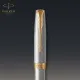 Роллер Parker Sonnet Stainless Steel GT 0,7мм, черный, подар.кор, 1931506