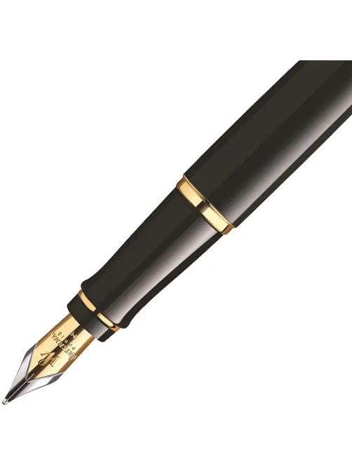 Ручка перьевая WATERMAN EXPERT S0951640 черн. корп, син чернила 0,5мм Франц