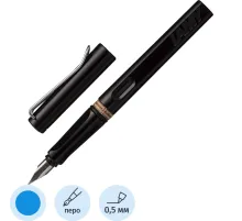 Ручка перьевая Lamy 019 safari, Черный, EF