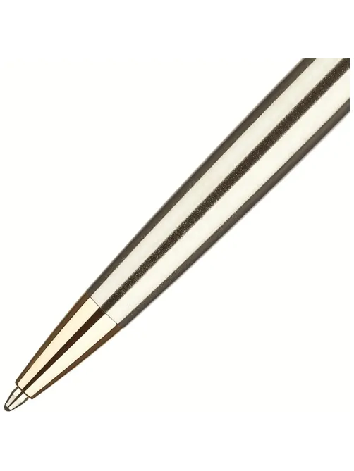 Ручка шариковая WATERMAN HEMISPHERE S0920370 сталь с позол лин сред чер син