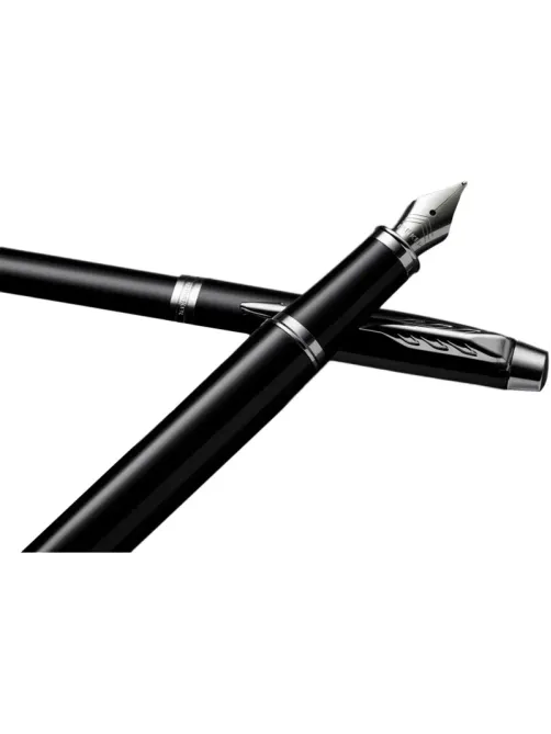 Ручка перьевая PARKER IM BLACK CT 1 сиий картридж тонкая 1931644