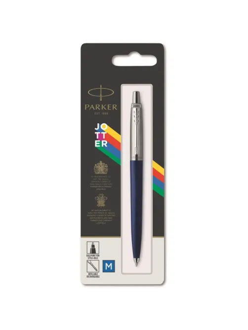 Ручка шариковая Parker Jotter Originals Navy Blue син.стерж. Блист. 2123427