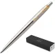 Ручка шариковая PARKER JOTTER STAINLESS STEEL GT синий 1953182