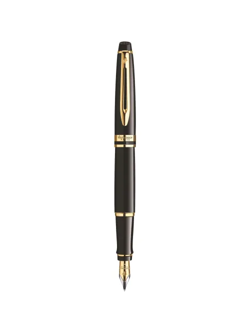 Ручка перьевая WATERMAN EXPERT S0951640 черн. корп, син чернила 0,5мм Франц