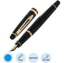 Ручка перьевая WATERMAN EXPERT S0951640 черн. корп, син чернила 0,5мм Франц