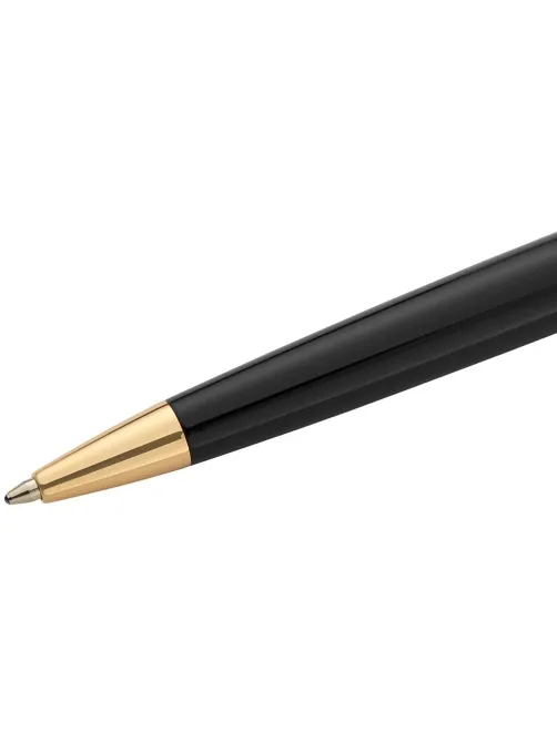 Ручка шариковая WATERMAN HEMISPHERE  черн лак с позол,лин.сред,син S0920670