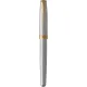 Роллер Parker Sonnet Stainless Steel GT 0,7мм, черный, подар.кор, 1931506