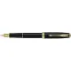 Ручка перьевая  PARKER SONNET MATT BLACK GT 2 черных картр 0,8мм 1931516