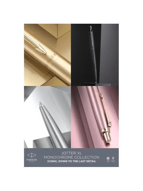 Ручка шариковая автоматическая Parker Jotter XL Grey 1мм син подар 2122756