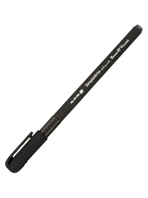 Ручка гелевая неавтомат. SimpleWrite BLACK 0,5мм,черная 20-0067