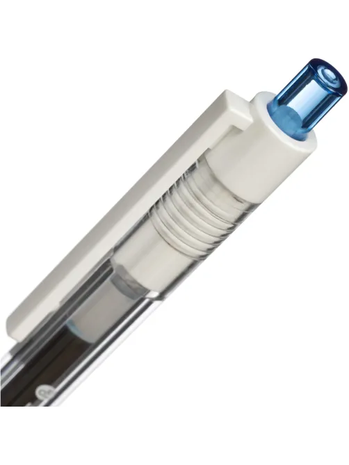Ручка гелевая автомат. Deli INKABLE EG05S-BL,гибр.нак0,5,син быстросх,прозр