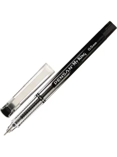 Ручка гелевая неавтомат. MY-KING GEL PEN METAL CLIP 0,5мм, черный