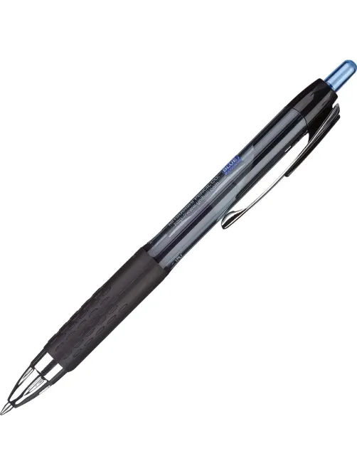 Ручка гелевая автомат. Uni Signo 0,4мм синий UMN-207,манж