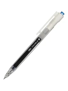 Ручка гелевая автомат. Deli INKABLE EG05S-BL,гибр.нак0,5,син быстросх,прозр