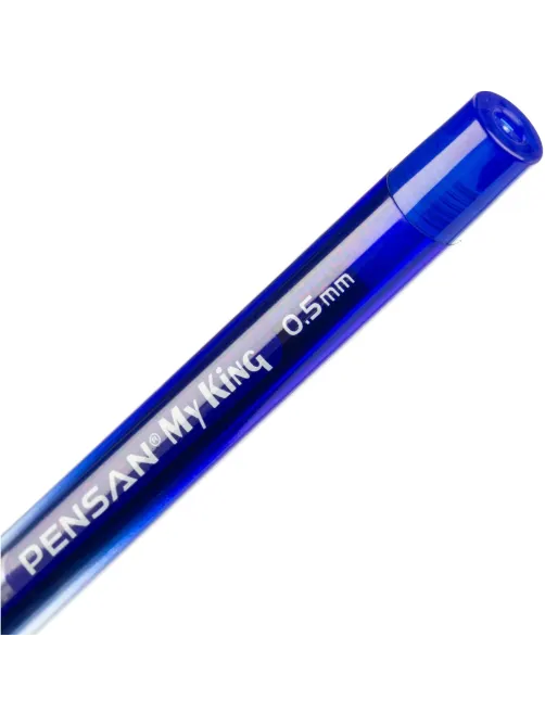 Ручка гелевая неавтомат. MY-KING GEL PEN METAL CLIP 0,5мм, синий