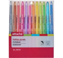 Набор гелевых ручек Attache Harmony,набор 12 цветов