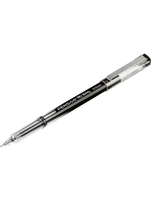 Ручка гелевая неавтомат. MY-KING GEL PEN METAL CLIP 0,5мм, черный