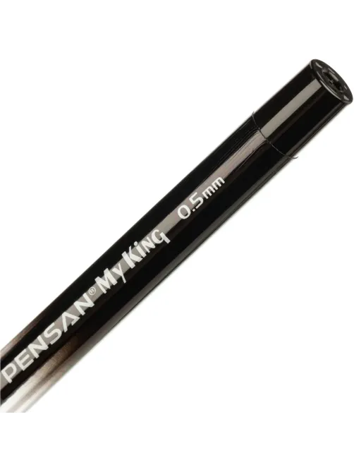 Ручка гелевая неавтомат. MY-KING GEL PEN METAL CLIP 0,5мм, черный
