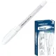 Ручка гелевая неавтомат. PENSAN NEON WHITE1,0мм,бел.черн,манж,2290/12