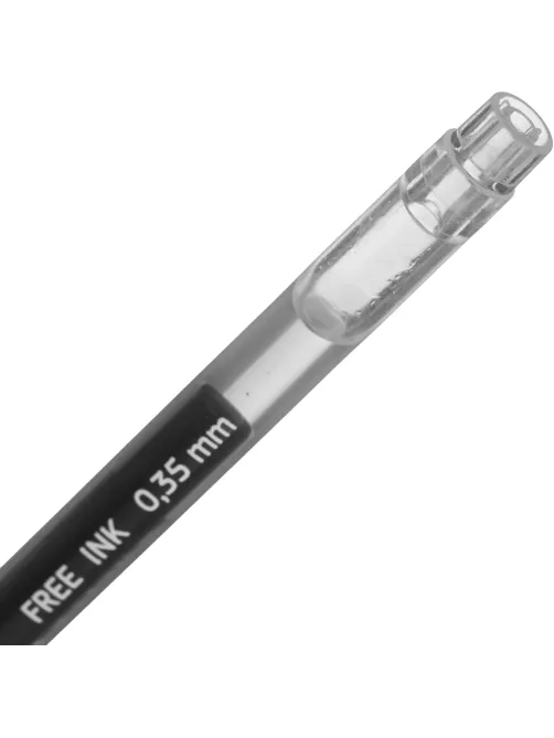 Ручка гелевая неавтомат. Attache Free ink 0,35мм,черный неавт