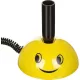 Ручка шариковая на подставке на липуч для стол Attache Smile желтая,син.ст