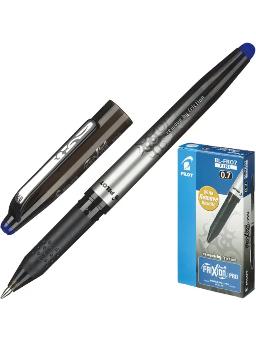 Ручка гелевая PILOT BL-FRO7 Frixion Pro резин.манжет. 0,35мм синий