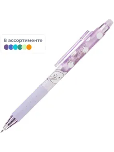 Ручка гелевая  автомат.со стир.черн M&G So Many Cats,дш0,5,син,асс AKPJ2675