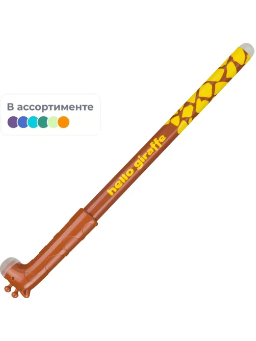 Ручка гелевая M&G со стир.черн., шарик 0,5 мм, синяя, в асс AKPB7372D205P4C