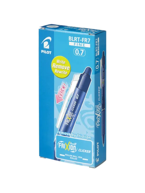 Ручка гелевая PILOT BLRT-FR7 Frixion Clicker автомат синий ст. Япония