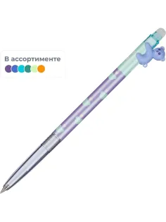 Ручка гелевая автоматическая M&G AdorablePet стир.чер в асс AKPH9572D20496C