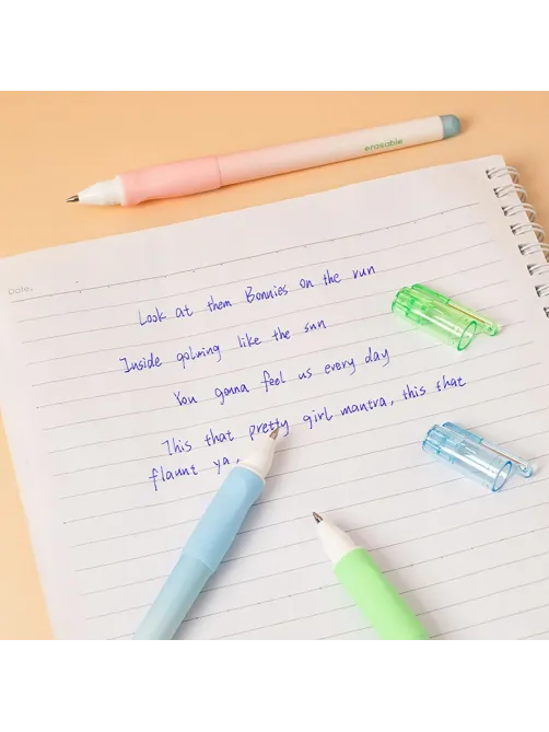 Ручка гелевая неавтомат. Deli Erasable EG660-BL,стираем,пул.нак0,5,син,асс
