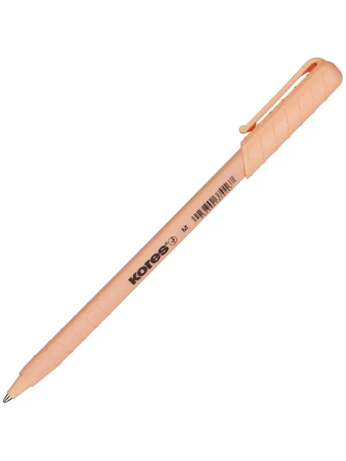 Ручка шариковая неавтомат. KORES Pastel K0R-M,син,масл,асс. 37086