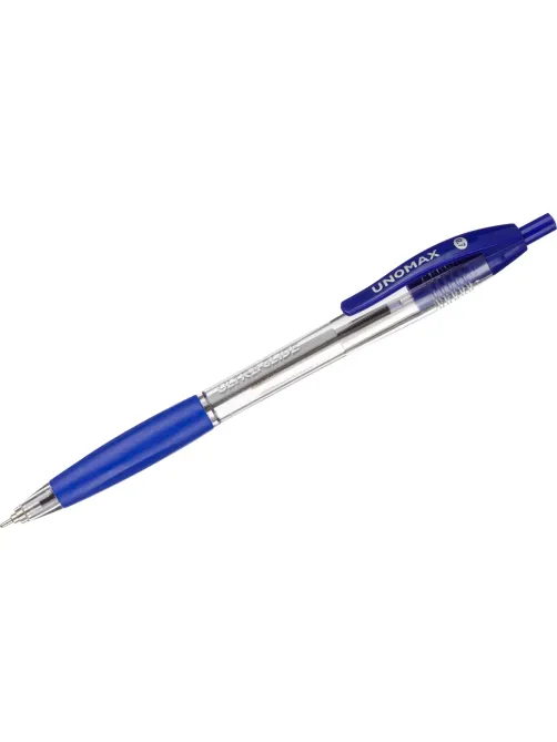 Ручка шариковая автомат. Unomax UltraGlideRT0,3мм,шар0,7,син,масл,ман