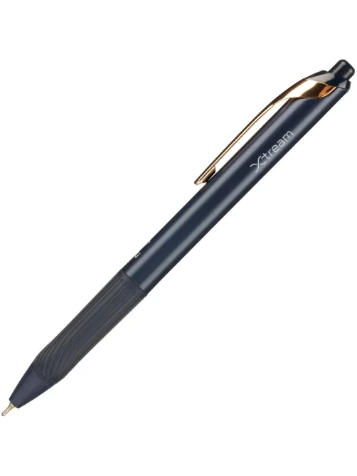 Ручка шариковая автомат. Deli EQ88-BL,син,игол.нак,0,7мм,пониж.вязк,2цв .сс