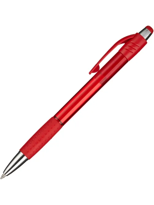 Ручка шариковая автомат. Attache Happy,красный корп,син,масл,манж