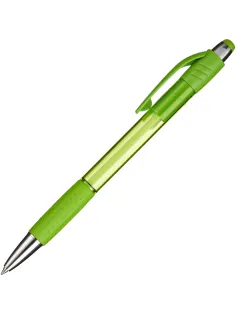 Ручка шариковая автомат. Attache Happy,зеленый корп,син,масл,манж