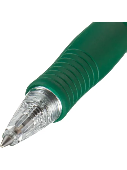 Ручка шариковая автомат. BPGP-10R-F G SUPER GRIP зеленого цвета