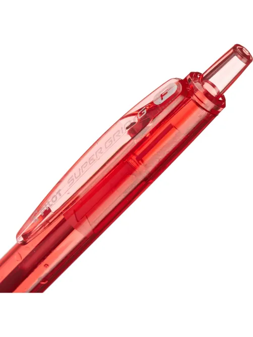 Ручка шариковая автомат. PILOTSuperGrip BPGG-8R-F-Rрез.манж.крас 0.22