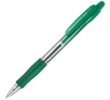 Ручка шариковая автомат. BPGP-10R-F G SUPER GRIP зеленого цвета