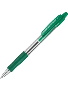 Ручка шариковая автомат. BPGP-10R-F G SUPER GRIP зеленого цвета