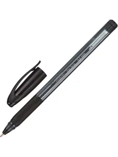 Ручка шариковая неавтомат. Attache Glide TrioGrip 0,5мм,чер,масл,манж
