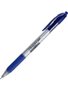 Ручка шариковая автомат. Unimax Glide Trio Steel 0,7мм,син,мас,5шт/уп