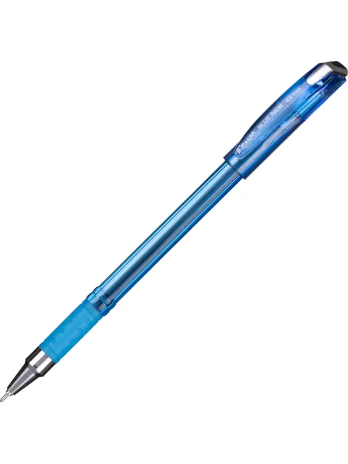 Ручка шариковая Комус Blue Rain, д.ш. 0,7 мм, гол.корп, манж., синяя